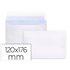 Sobre Liderpapel N 9 Blanco Comercial Normalizado 120X176 Mm Tira De Silicona Paquete De 25 Unidades