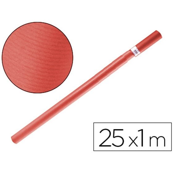 Papel Kraft Liderpapel Rojo Rollo 25X1 Mt