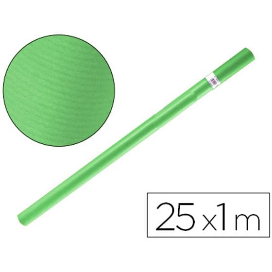 Papel Kraft Liderpapel Verde Rollo 25X1 Mt