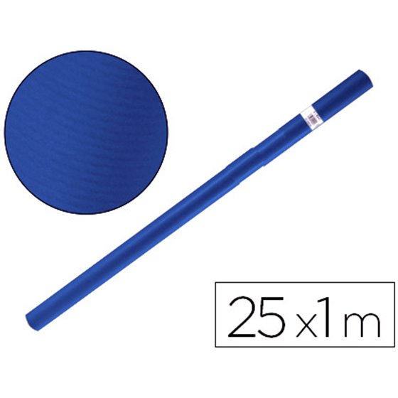 Papel Kraft Liderpapel Azul Azurita Turquesa Rollo 25X1 Mt
