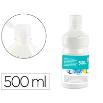 Tempera Liquida Liderpapel Escolar 500 Ml Blanco