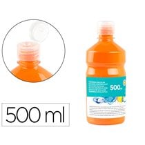 Tempera Liquida Liderpapel Escolar 500 Ml Naranja