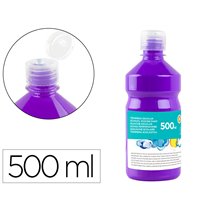 Tempera Liquida Liderpapel Escolar 500 Ml Violeta