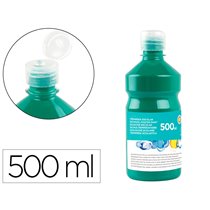 Tempera Liquida Liderpapel Escolar 500 Ml Verde Oscuro