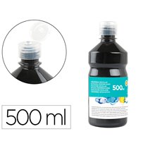 Tempera Liquida Liderpapel Escolar 500 Ml Negro