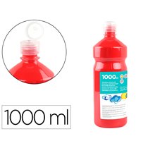 Tempera Liquida Liderpapel Escolar 1000 Ml Rojo