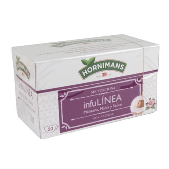 Te Hornimans Infulinea Manzana Malva Y Sauco Caja De 20 Bolsas