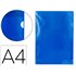 Carpeta Dossier U�ero Plastico Q-Connect Din A4 120 Micras Azul Caja De 100 Unidades