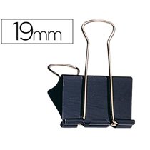 Pinza Metalica Q-Connect Reversible N.1 19 Mm Caja De 10 Unidades