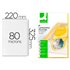 Bolsa De Plastificar Q-Connect 325 X 220 Mm 80 Mc Folio Caja De 100 Unidades