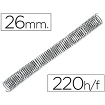 Espiral Metalico Q-Connect 64 5:1 26Mm 1,2Mm Caja De 50 Unidades