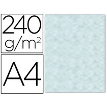 Papel Color Liderpapel Pergamino Con Bordes A4 240Gr Azul Pack De 10 Hojas
