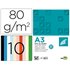 Papel Color Liderpapel A3 80Gr 10 Colores Surtidos Paquete 100 Hojas