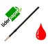 Recambio Boligrafo Liderpapel Gummy Touch Retractil 1,0 Mm Tinta Roja Bolsa De 10 Unidades