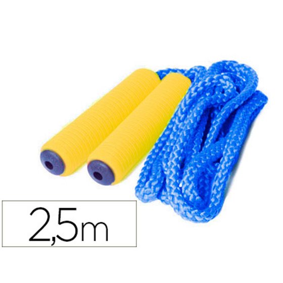 Cuerda Individual Amaya En Polipropileno Trenzado En 16 Usos Con Mango Foam 2.5 M
