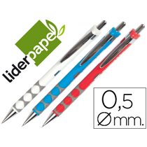 Portaminas Liderpapel Diamond 0,5 Mm Con Goma Y Sujecion Soft Colores Surtidos