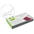 Encuadernador Fastener Q-Connect Plateado Caja De 50 Unidades