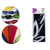 Papel Celofan Liderpapel 50X70 Cm 22G/M2 Bolsa De 5 Hojas Violeta