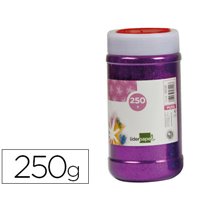 Purpurina Liderpapel Fantasia Color Violeta Metalizado Bote De 250 Gr