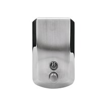 Dispensador Manual Q-Connect De Jabon 800 Ml Acero Inoxidable 115X56X179Mm