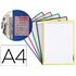Funda Para Colgar Tarifold Din A4 Anilla Metalica Ideal Para Pizarras De Corcho Pack De 5 Unidades Colores Surtidos