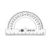 Semicirculo Liderpapel 10 Cm Plastico