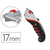 Cuter Q-Connect Sx1500 Metalico Ancho Negro Y Rojo Con Mango De Plastico