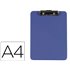 Portanotas Q-Connect Plastico Din A4 Azul 3 Mm
