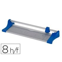 Cizalla Q-Connect Metalica De Rodillo De 44 Cm Con Base De Aluminio