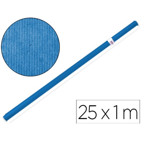 Papel Kraft Liderpapel Azul -Rollo 25X1 Mt
