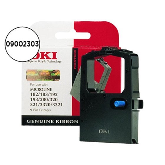 Cinta Impresora Oki Ml280/320/321/3320/3321 Cinta Negra -3 Millones De Caracteres-