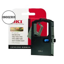 Cinta Impresora Oki Ml280/320/321/3320/3321 Cinta Negra -3 Millones De Caracteres-