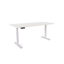 Mesa Rocada Doble Regulable En Altura Electricamente 180X163 Cm Regulable Color Blanco / Haya
