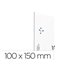 Pizarra Blanca Rocada Skinmatt Proyeccion Mate Lacada Magnetica 100X150 Cm