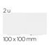 Pizarra Blanca Rocada Skinwhiteboard Pro Lacada Magnetica 100X100 Cm 2 Modulos