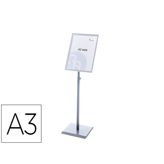 Expositor Rocada De Suelo Magnetico Rotativo 90 Horizontal/Vertical Altura Ajustable Din A3