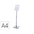 Expositor Rocada De Suelo Magnetico Rotativo 90 Horizontal/Vertical Altura Ajustable Din A4