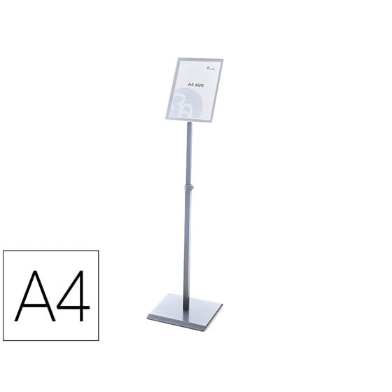 Expositor Rocada De Suelo Magnetico Rotativo 90 Horizontal/Vertical Altura Ajustable Din A4