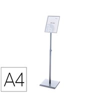 Expositor Rocada De Suelo Magnetico Rotativo 90 Horizontal/Vertical Altura Ajustable Din A4