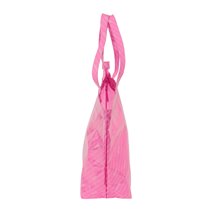 Bolso Shopping Barbie "Logomania Rosa" 54 x 35 x 17 cm.