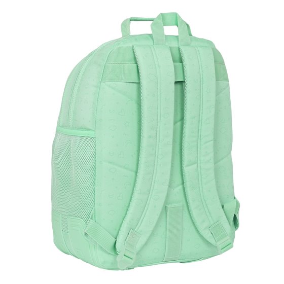 Mochila Doble Adaptable A Carro Reciclado Blackfit8 "Moon" 32 x 42 x 15 cm.