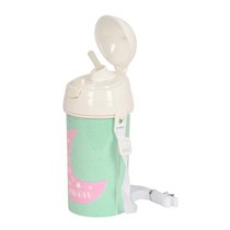Botella 500Ml Apertura Automatica Con Pajita Blackfit8 "Moon" 7,3 x 19,5 x 7,3 cm.