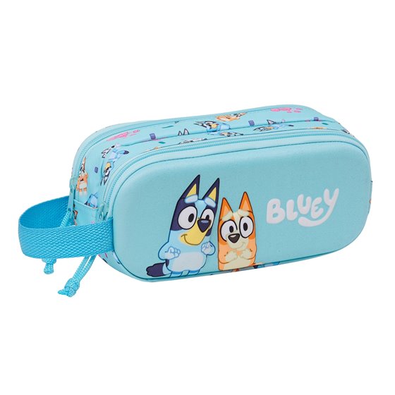 Portatodo Doble 3D Bluey 21 x 8 x 6 cm.