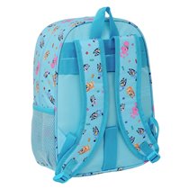 Mochila Infantil Adaptable A Carro Bluey 26 x 34 x 11 cm.