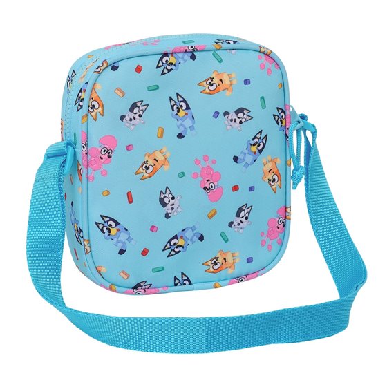 Bolsito Bandolera Bluey 16 x 18 x 4 cm.