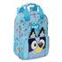 Mochila Infantil Con Asas Adaptable A Carro Bluey 20 x 28 x 8 cm.