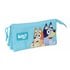 Portatodo Triple Bluey 22 x 12 x 3 cm.