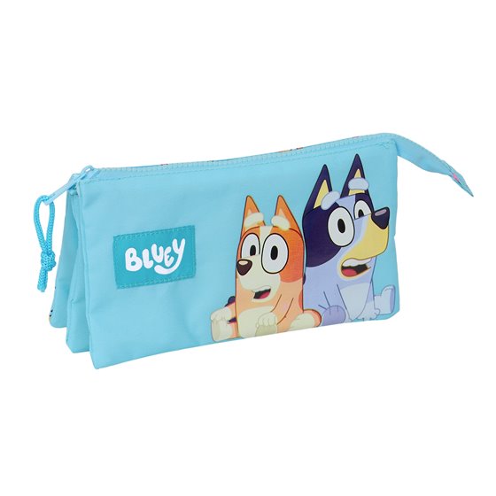 Portatodo Triple Bluey 22 x 12 x 3 cm.