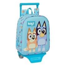 Mochila Con Carro  Bluey 22 x 27 x 10 cm.