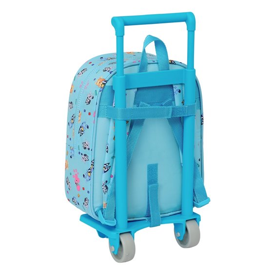 Mochila Con Carro  Bluey 22 x 27 x 10 cm.
